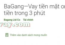 Tải ứng dụng BaGang cho ios apk vay tiền siêu nhanh chỉ 3 phút